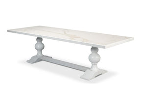 Cortina White Rectangular Dining Table - Ornate Home