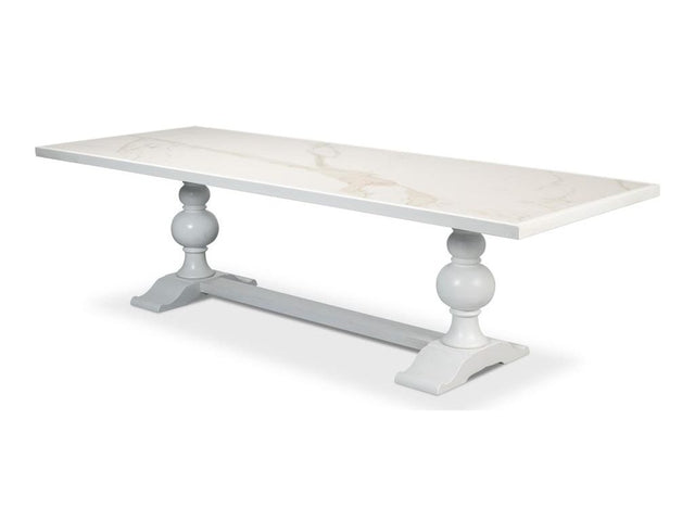 Cortina White Rectangular Dining Table - Ornate Home