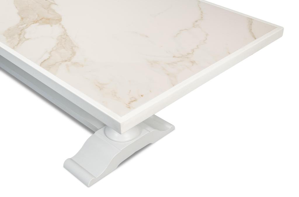 Cortina White Rectangular Dining Table - Ornate Home