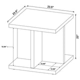 Cortona Mango 2-piece Coffee and End Table Set - Ornate Home