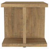 Cortona Mango Square Engineered Wood End Side Table - Ornate Home