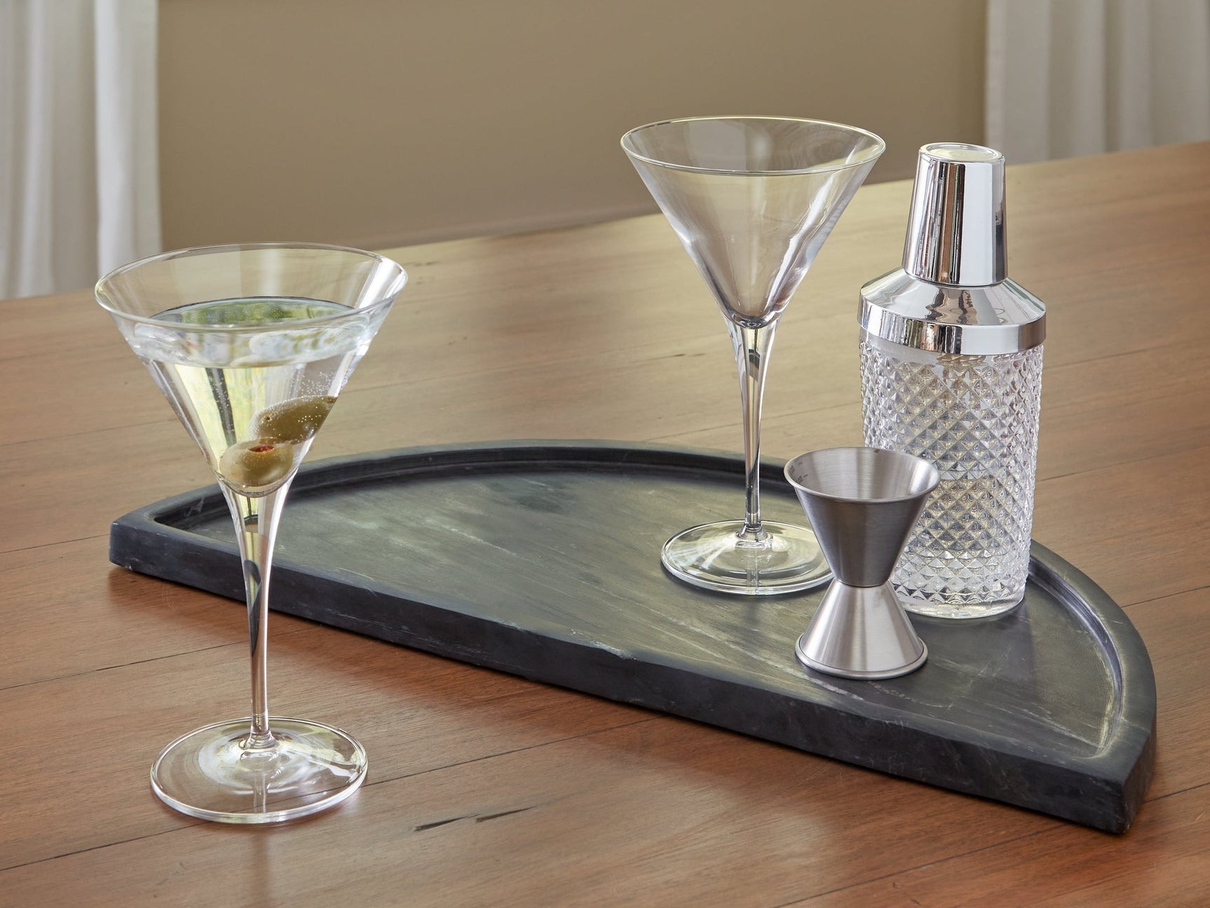 Cortsen Black Tray (Online Special Price) - Ornate Home