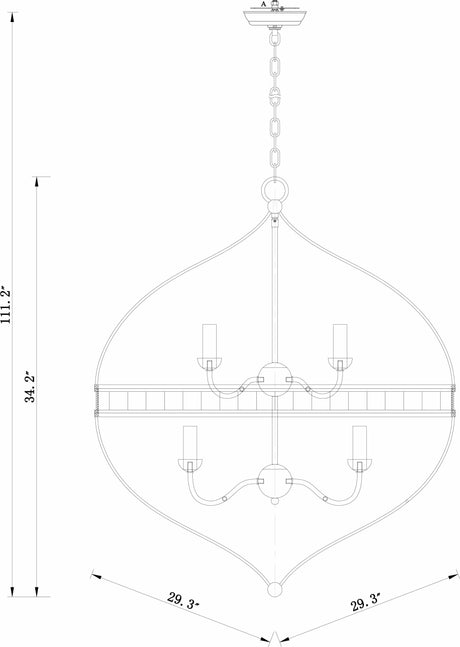 Corunna Ceiling Light - Clearance - Ornate Home