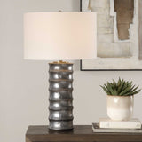 Corvair Black/Bronze Scalloped Table Lamp - Ornate Home