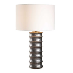 Corvair Black/Bronze Scalloped Table Lamp - Ornate Home