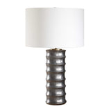 Corvair Black/Bronze Scalloped Table Lamp - Ornate Home