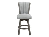 Corvallis Gray Swivel Counter Height Chair (Set of 2) - Ornate Home