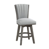 Corvallis Gray Swivel Counter Height Chair (Set of 2) - Ornate Home