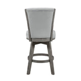 Corvallis Gray Swivel Counter Height Chair (Set of 2) - Ornate Home