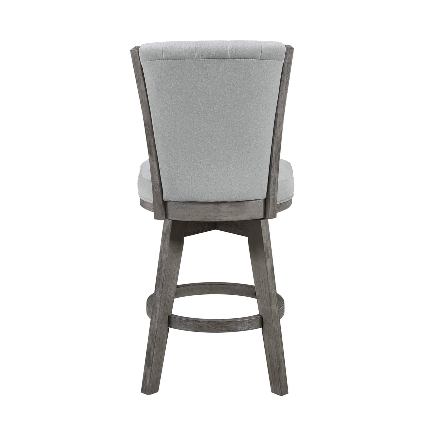 Corvallis Gray Swivel Counter Height Chair (Set of 2) - Ornate Home