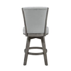 Corvallis Gray Swivel Counter Height Chair (Set of 2) - Ornate Home