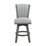 Corvallis Gray Swivel Counter Height Chair (Set of 2) - Ornate Home