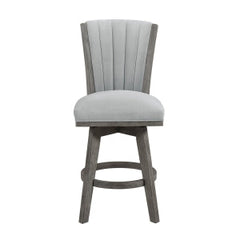Corvallis Gray Swivel Counter Height Chair (Set of 2) - Ornate Home