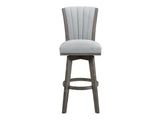 Corvallis Gray Swivel Pub Height Chair - Ornate Home