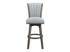 Corvallis Gray Swivel Pub Height Chair - Ornate Home