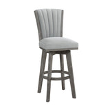 Corvallis Gray Swivel Pub Height Chair - Ornate Home