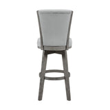 Corvallis Gray Swivel Pub Height Chair - Ornate Home