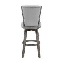 Corvallis Gray Swivel Pub Height Chair - Ornate Home