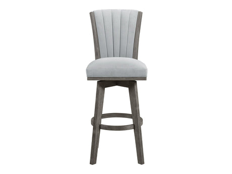 Corvallis Gray Swivel Pub Height Chair (Set of 2) - Ornate Home