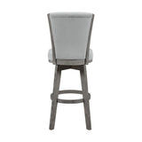 Corvallis Gray Swivel Pub Height Chair (Set of 2) - Ornate Home