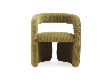 Corvette Dining Chair in Olive Green - Ornate Home