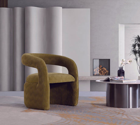 Corvette Dining Chair in Olive Green - Ornate Home