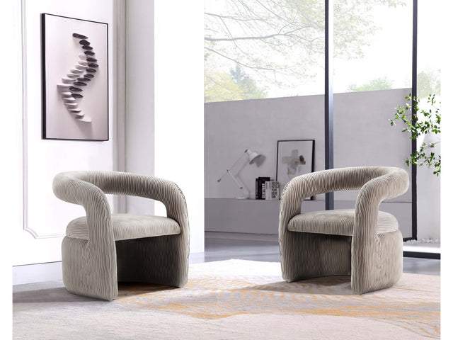 Corvette Dining Chairs in Dove (set of 2) - Ornate Home