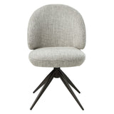 Corwin Gray Side Chair W/Swivel (Set-2)