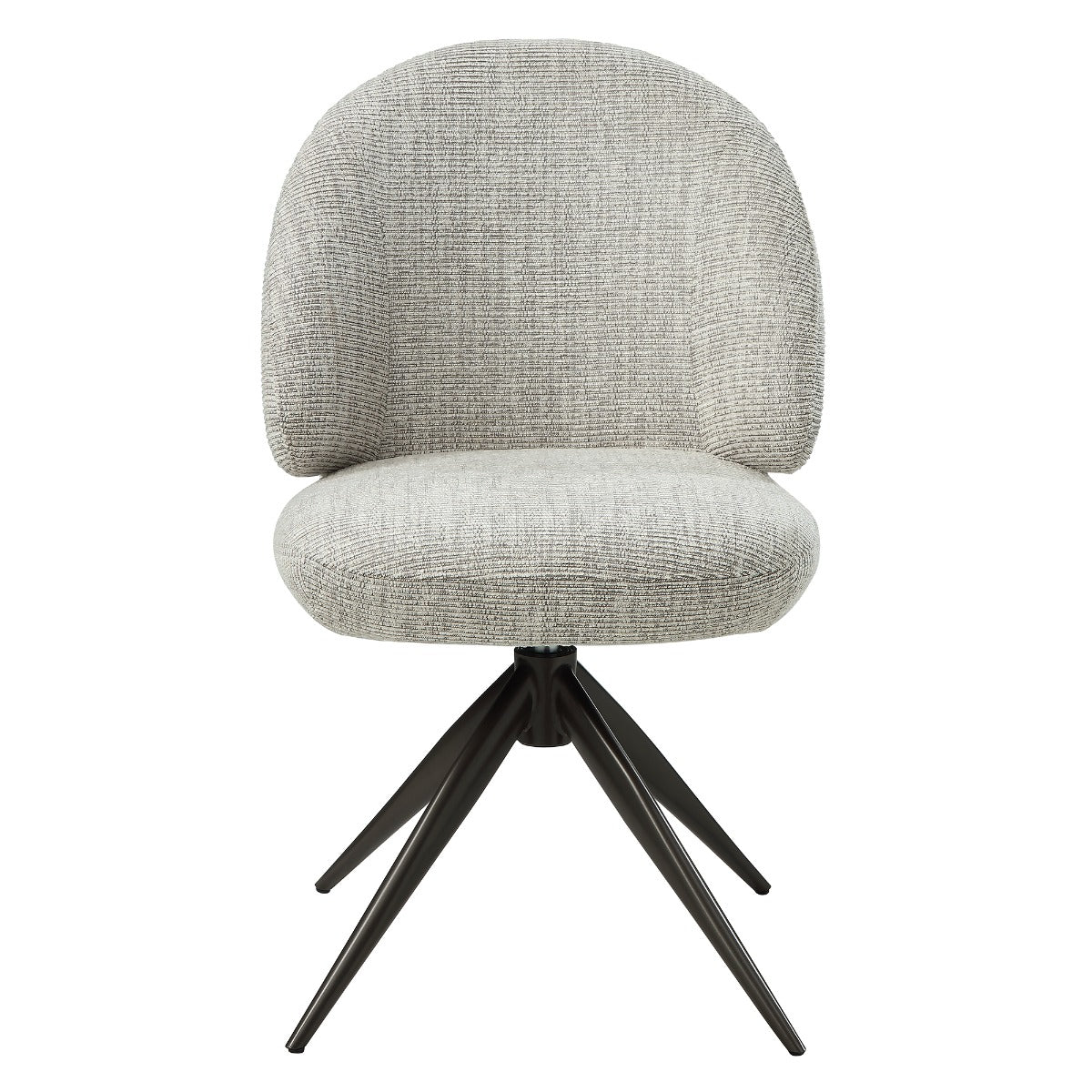 Corwin Gray Side Chair W/Swivel (Set-2)