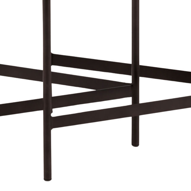 Corwin Natural/Black Nesting Tables - Ornate Home