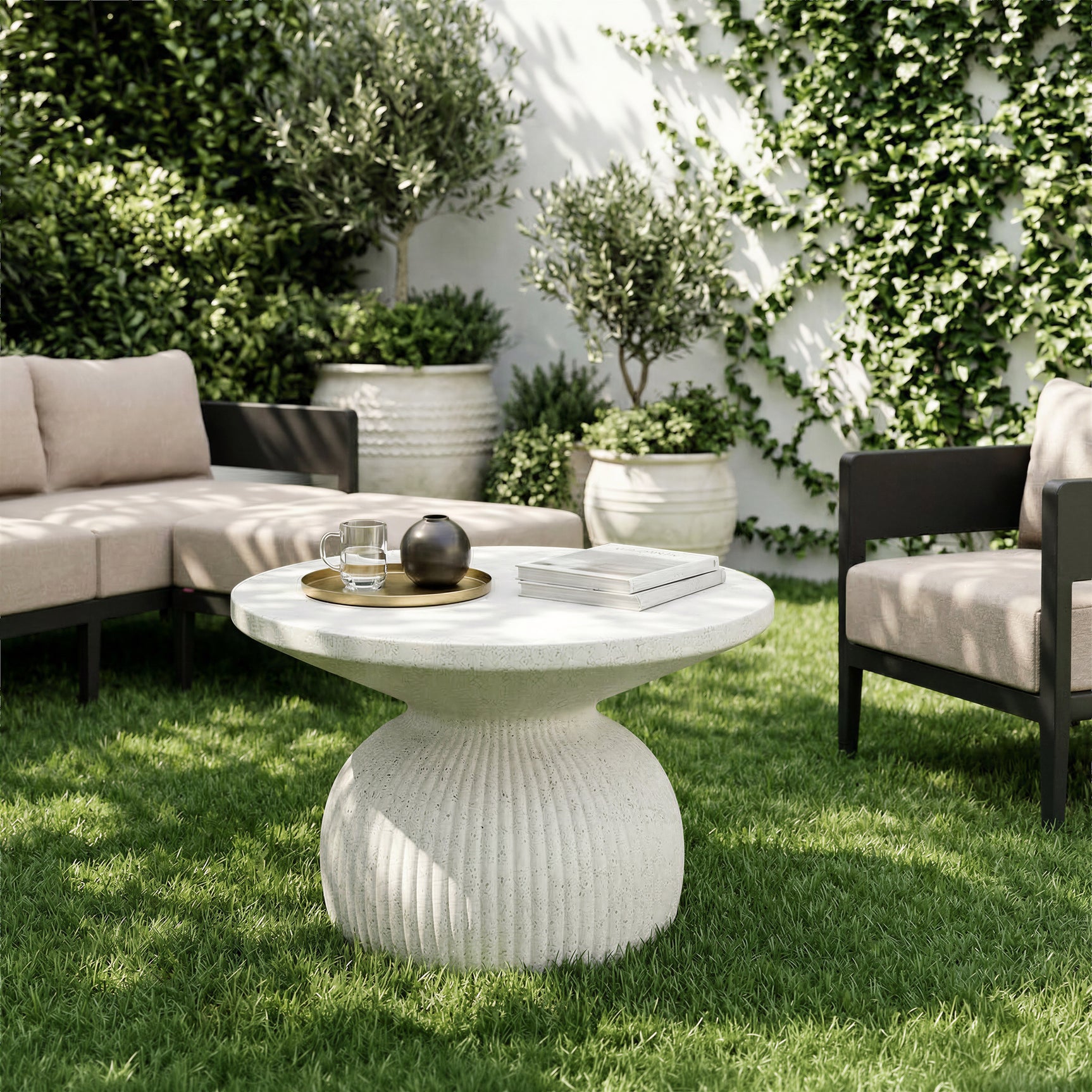 Corza White Coffee Table