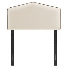 Cosette Alabaster Performance Velvet Twin Size Headboard - Ornate Home