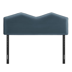 Cosette Cadet Blue Performance Velvet Full Size Headboard - Ornate Home