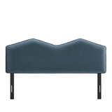 Cosette Cadet Blue Performance Velvet Full Size Headboard - Ornate Home
