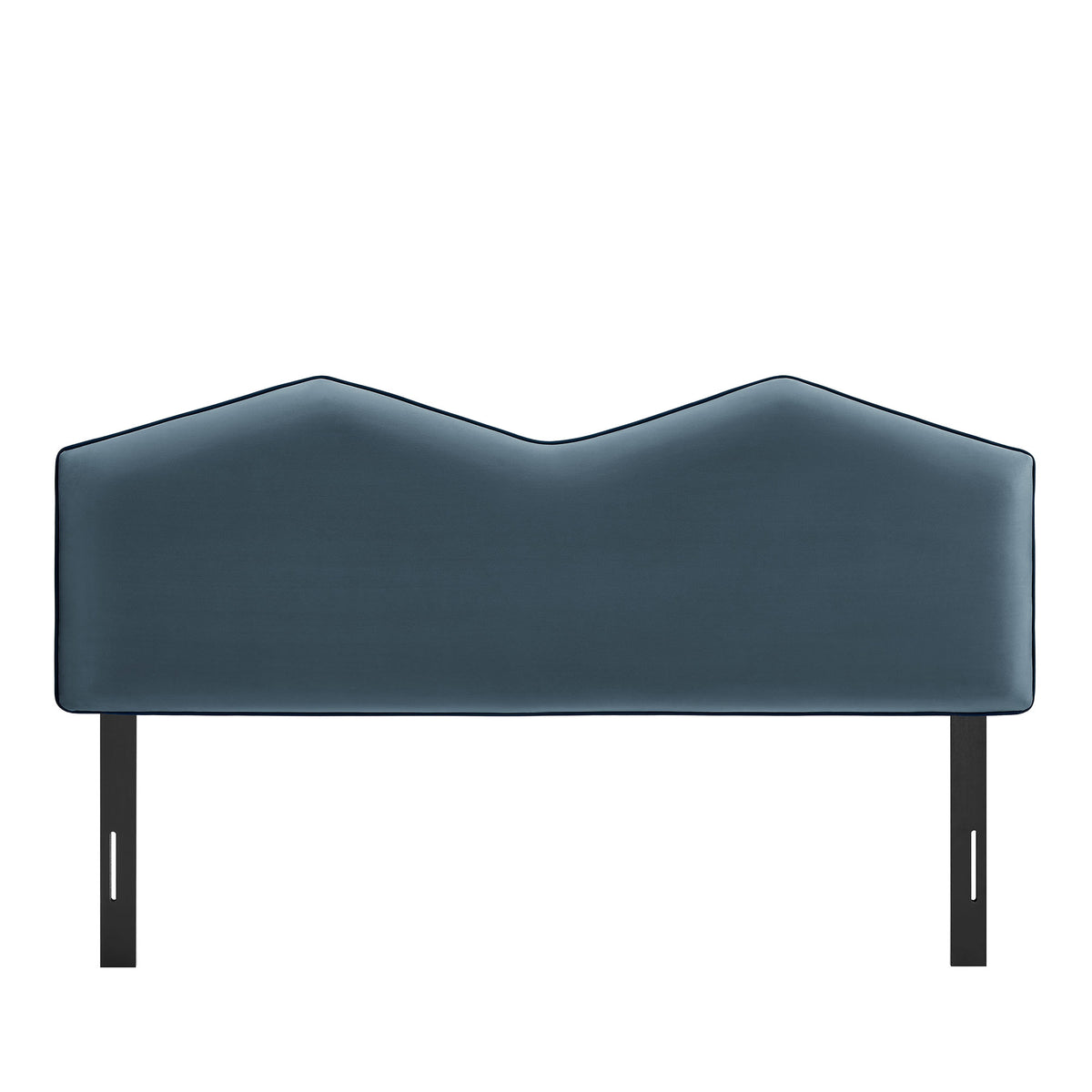 Cosette Cadet Blue Performance Velvet Full Size Headboard - Ornate Home
