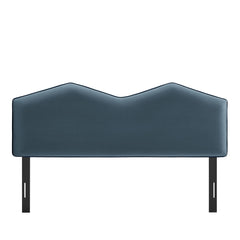 Cosette Cadet Blue Performance Velvet Full Size Headboard - Ornate Home