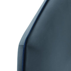 Cosette Cadet Blue Performance Velvet Queen Size Headboard - Ornate Home