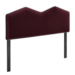Cosette Mulberry Performance Velvet Full Size Headboard - Ornate Home