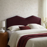 Cosette Mulberry Performance Velvet King Size Headboard - Ornate Home