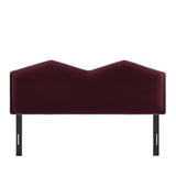 Cosette Mulberry Performance Velvet King Size Headboard - Ornate Home