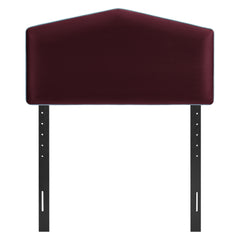 Cosette Mulberry Performance Velvet Twin Size Headboard - Ornate Home