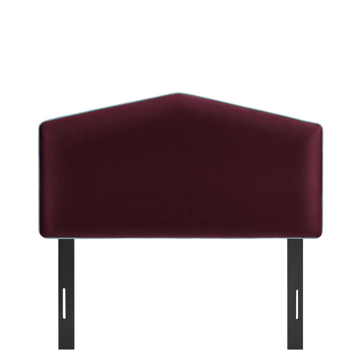 Cosette Mulberry Performance Velvet Twin Size Headboard - Ornate Home