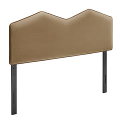 Cosette Taupe Performance Velvet Full Size Headboard - Ornate Home