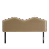 Cosette Taupe Performance Velvet King Size Headboard - Ornate Home