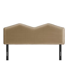 Cosette Taupe Performance Velvet King Size Headboard - Ornate Home