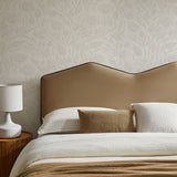 Cosette Taupe Performance Velvet Queen Size Headboard - Ornate Home