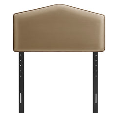 Cosette Taupe Performance Velvet Twin Size Headboard - Ornate Home
