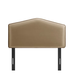 Cosette Taupe Performance Velvet Twin Size Headboard - Ornate Home