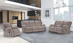Cosimo Mocha Reclining Loveseat - Ornate Home