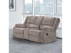 Cosimo Mocha Reclining Loveseat - Ornate Home